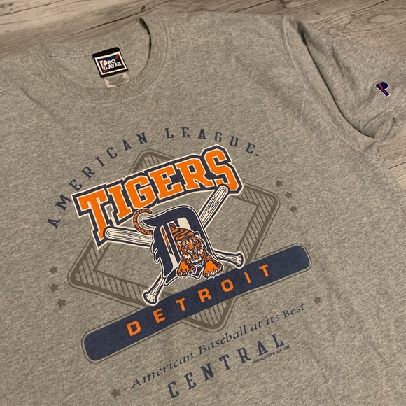 Vintage 1999 Detroit Tiger Pro Player Tee - Picture 2 of 2